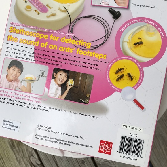 NEW Educational Toy JR SCIENTIST Stethoscope Detecting Sound Learning Game Sci - Picture 7 of 7